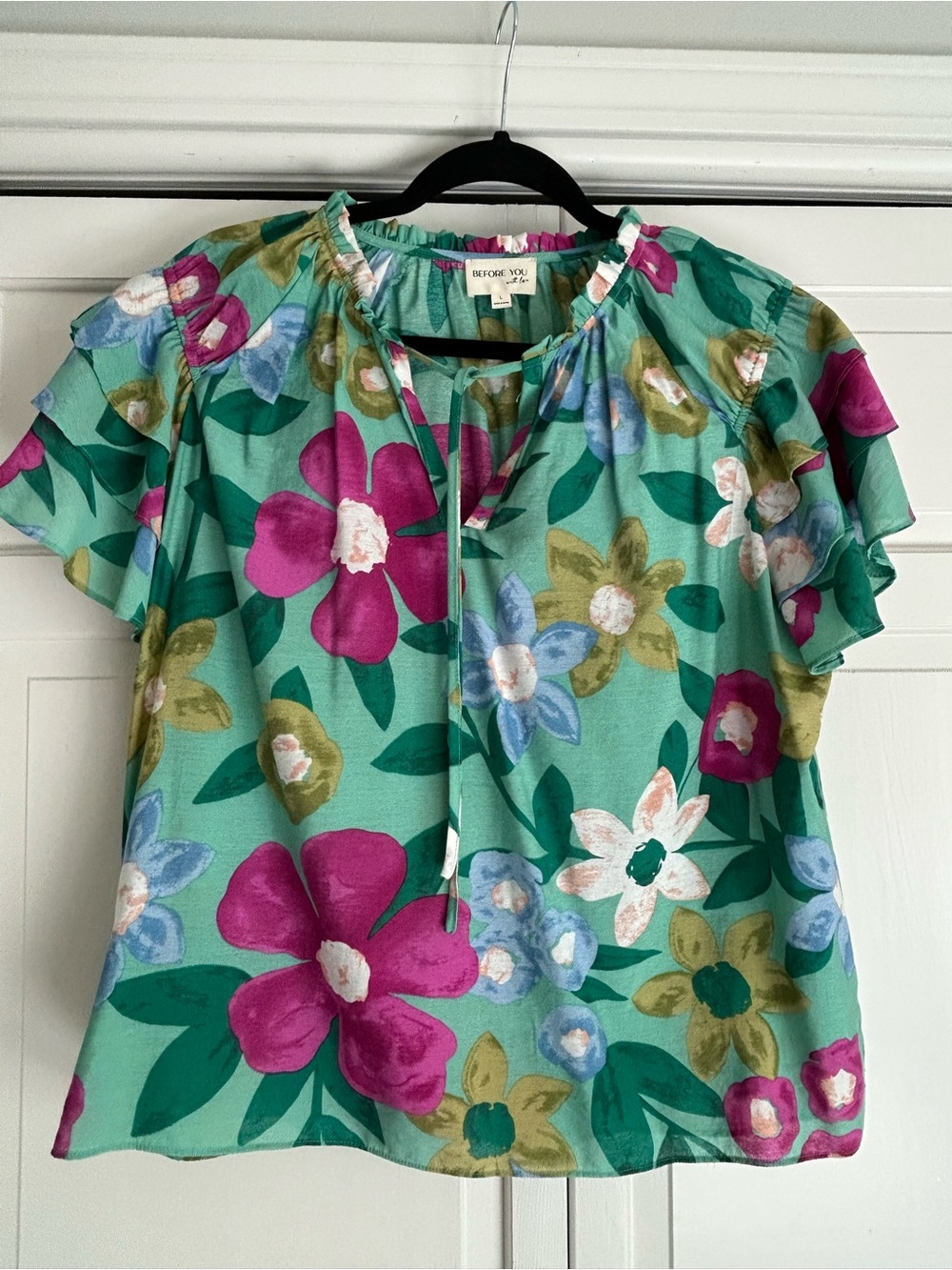 Before You Floral Top